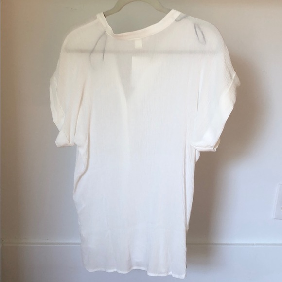 Chiffon Style White Top - Picture 4 of 5